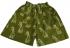 Kids Olive Green Classic Giraffe Design Shorts Ages 1 - 5 - Fair Trade