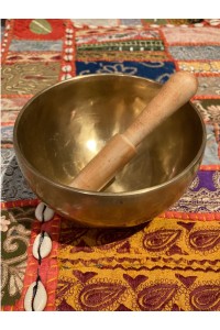 Large Handbeaten Tibetan Singing Bowl - Lunar Harmony Singing Bowl - Handcrafted in Kathmandu