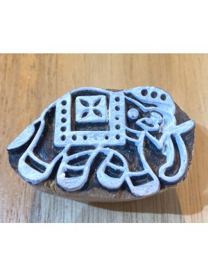 Indian Elephant Design Hand Carved Wooden Printing Blocks - Fair Trade Indian Elephant Design Hand Carved Wooden Printing Blocks - Fair Trade