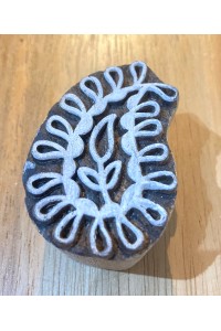 Indian Paisley Design Hand Carved Wooden Printing Blocks - Fair Trade Indian Paisley Design Hand Carved Wooden Printing Blocks - Fair Trade