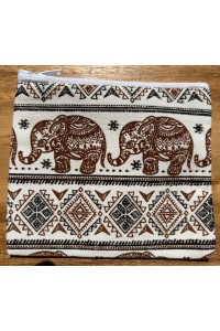 Cute Baby Elephant Design Childrens Coin Purse - Fair Trade - Maroon - Made in Laos