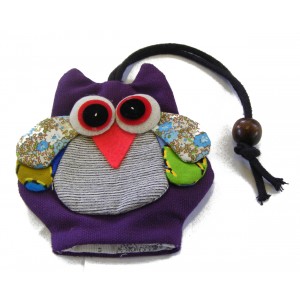Cute Owl Design Key Holder / Key Case - Fair Trade