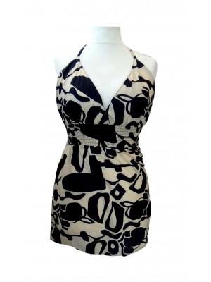 Florence Friesian Geometric Print Halterneck Top - Fair Trade 100% Cotton Florence Friesian Geometric Print Halterneck Top - Fair Trade 100% Cotton