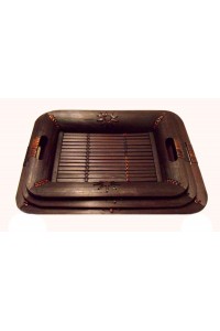Fair Trade Nest of 3 Bamboo Trays