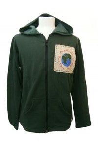 Fair Trade Green One World One Love One Planet Hoodie