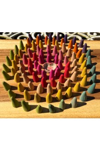 100 piece Thai Incense Cone Mega Set with Burner - Fair Trade -Handmade - Best Quality