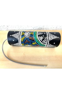 Thunder Drum / Spring Drum _ Large Size - Brightly Painted - Fair Trade from Bali 