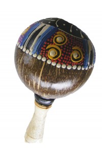 Brightly Painted Coconut Maracas / Shaker