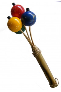 Brightly Coloured Children's Ping Pong Shaker 