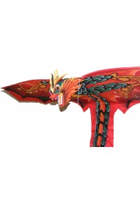 Large Traditional Handmade Red Balinese Dragon Kite