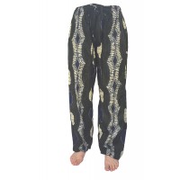 Fair Trade Ethnic African Print Elasticated Cotton ' Baggies ' Trousers