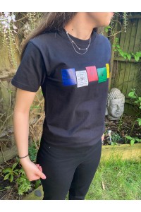 Prayer Flags Printed T Shirt - Available in 4 sizes from Teen to XL