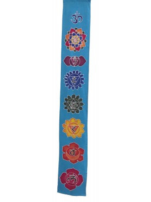 Batik Seven Chakra Hanging - Hand made in Bali - 5 colours /  2 sizes - Fair Trade 