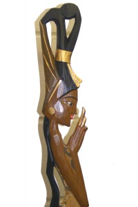 Fair Trade Balinese Native Village Girl Praying Wooden / Carving Sculpture - choice of 3 sizes Fair Trade Balinese Native Village Girl Praying Wooden / Carving Sculpture - choice of 3 sizes