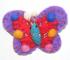 Hand Embellished Felt Butterfly Brooch - Fair Trade