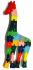 Colourful Wooden Jigsaw Puzzle - Giraffe Design - Fairtrade - Suitable for both adults and children