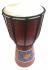 Authentic Dot Painted 15 cm high Hand Carved Djembe Drum - Fair Trade
