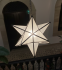 Moroccan Classic Star Lampshade with white glass from Marrakesh - 2 sizes