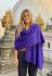 Imperial Purple Yak Wool Shawls / Wraps / Blankets  - Great for Meditation
