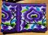 Hmong Thai Hill Tribe Flower Embroidered Tribal Purse - Purple / White Flower Fair Trade