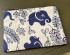 Baby Elephant Purse Unbleached Cotton Navy Contemporary Design Fair Trade