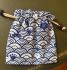 Large Unbleached Cotton Pouch / Purse - Hidden Cat Print from Thailand - Fair Trade