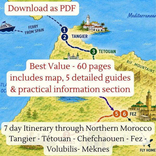 Inspirational One Week in the North Itinerary through Northern Morocco